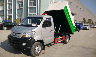 重汽王牌3050軸距國(guó)四掛桶垃圾車(chē)